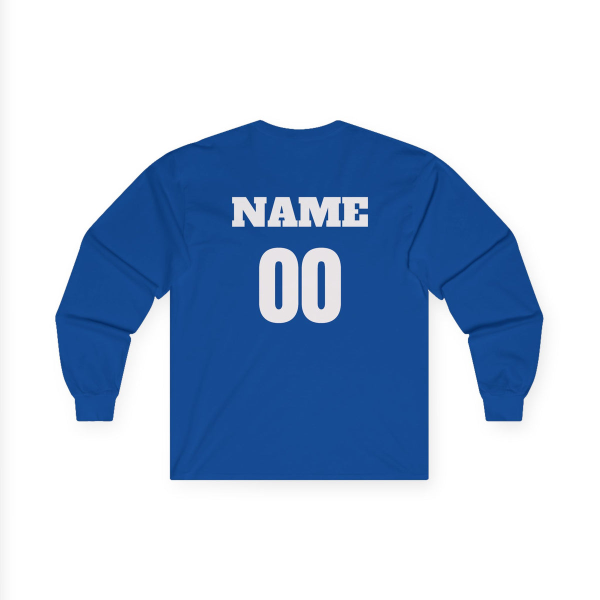Hockey Dad Long Sleeve T-Shirt — Personalized Player Name & Number | Travel Hockey Gift