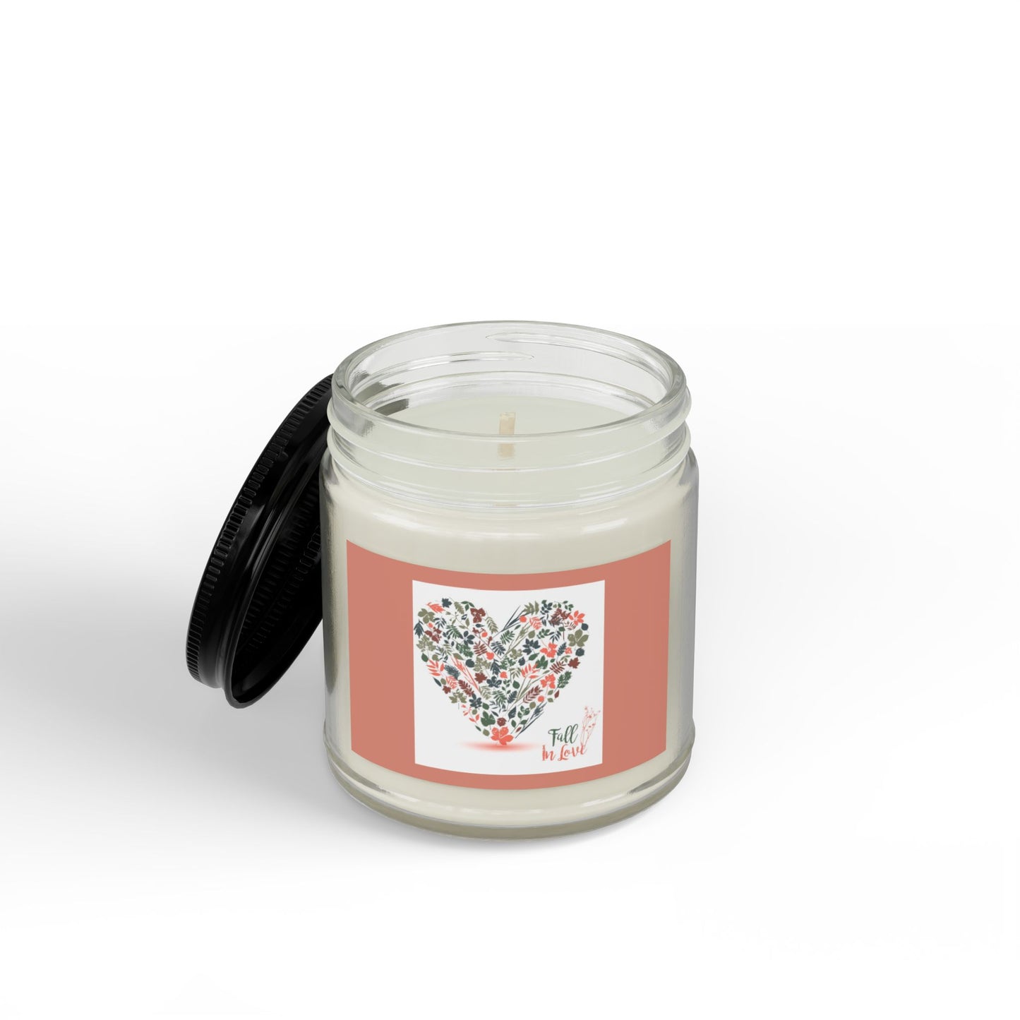 Scented Soy Candle - Fall in Love (Heart), 4oz & 9oz