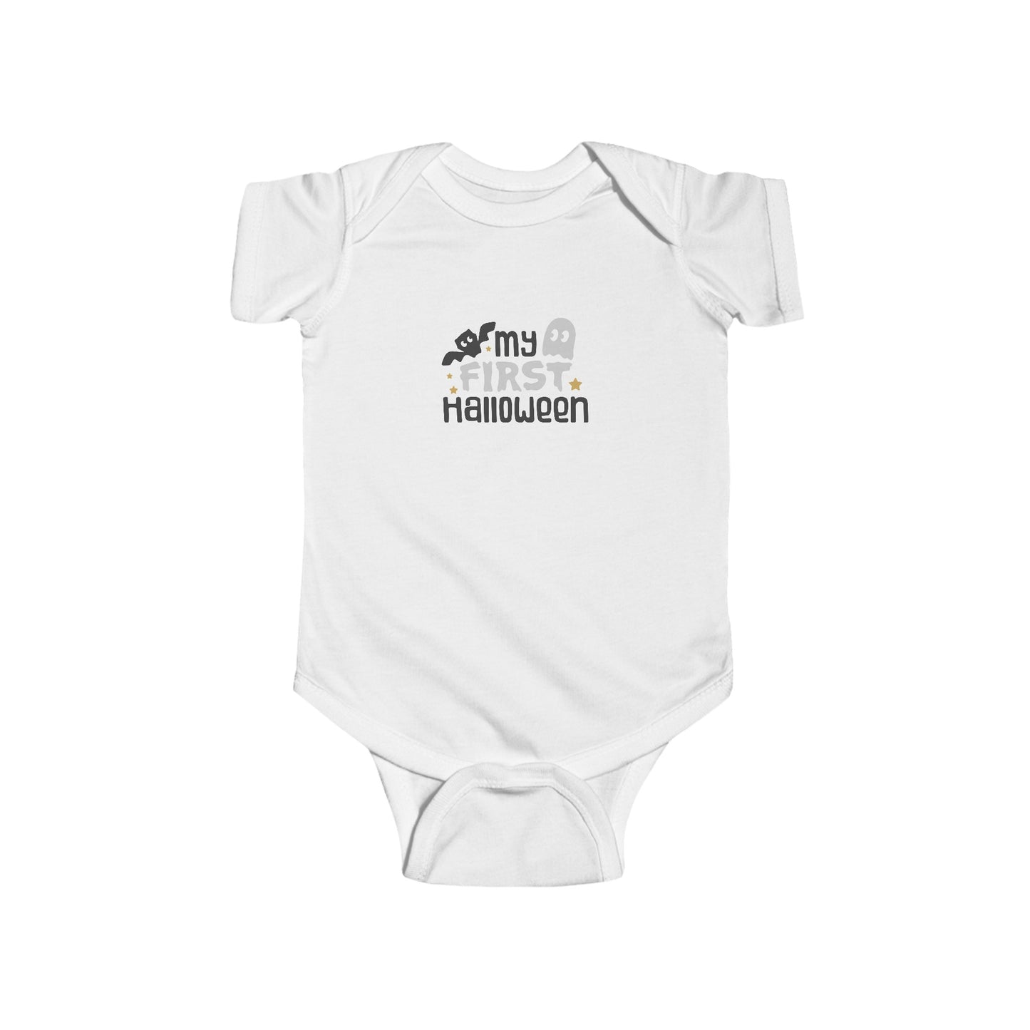 Infant Fine Jersey Onesie: My first Halloween 3