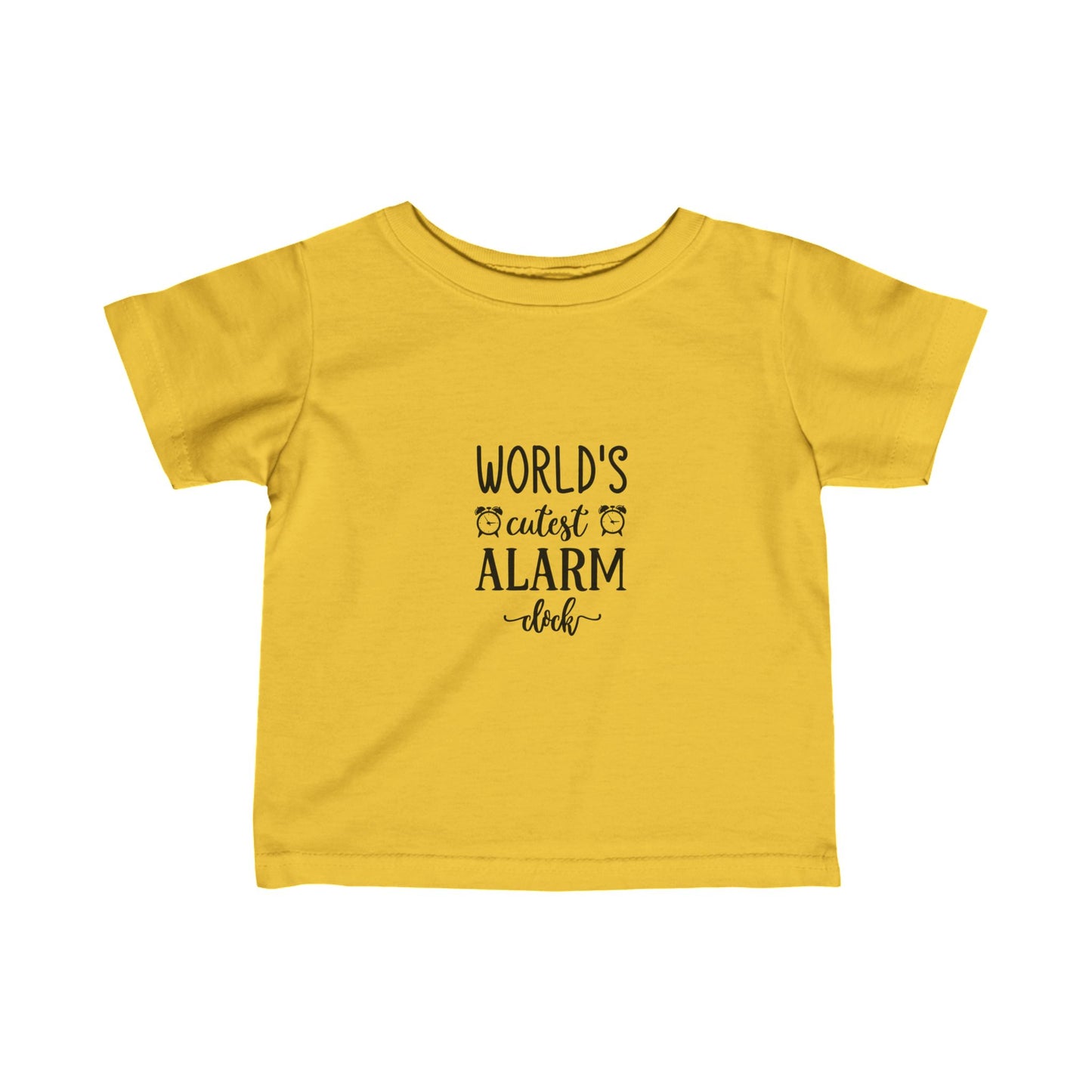 Infant T-shirt: Cutest alarm clock tshirt