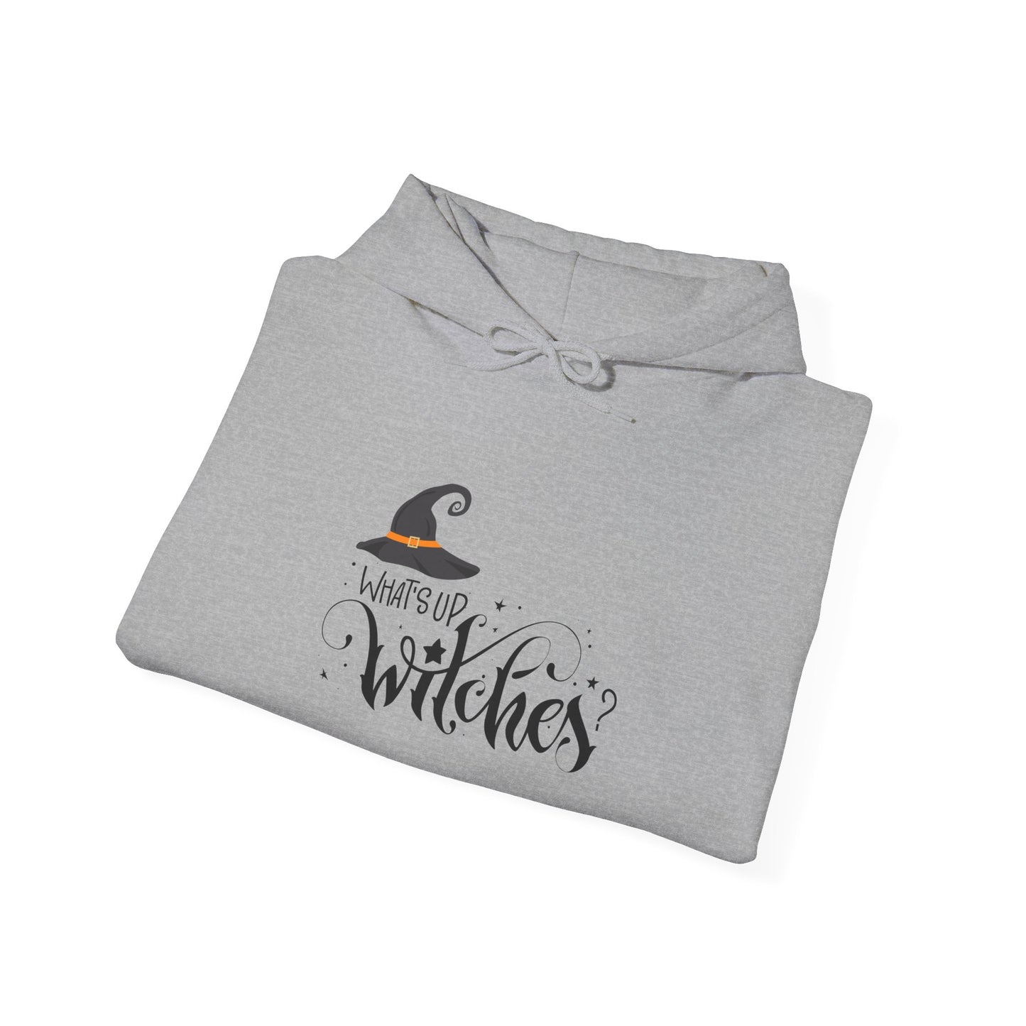 Unisex Heavy Blend™ Hooded Sweatshirt: What's up witches?
