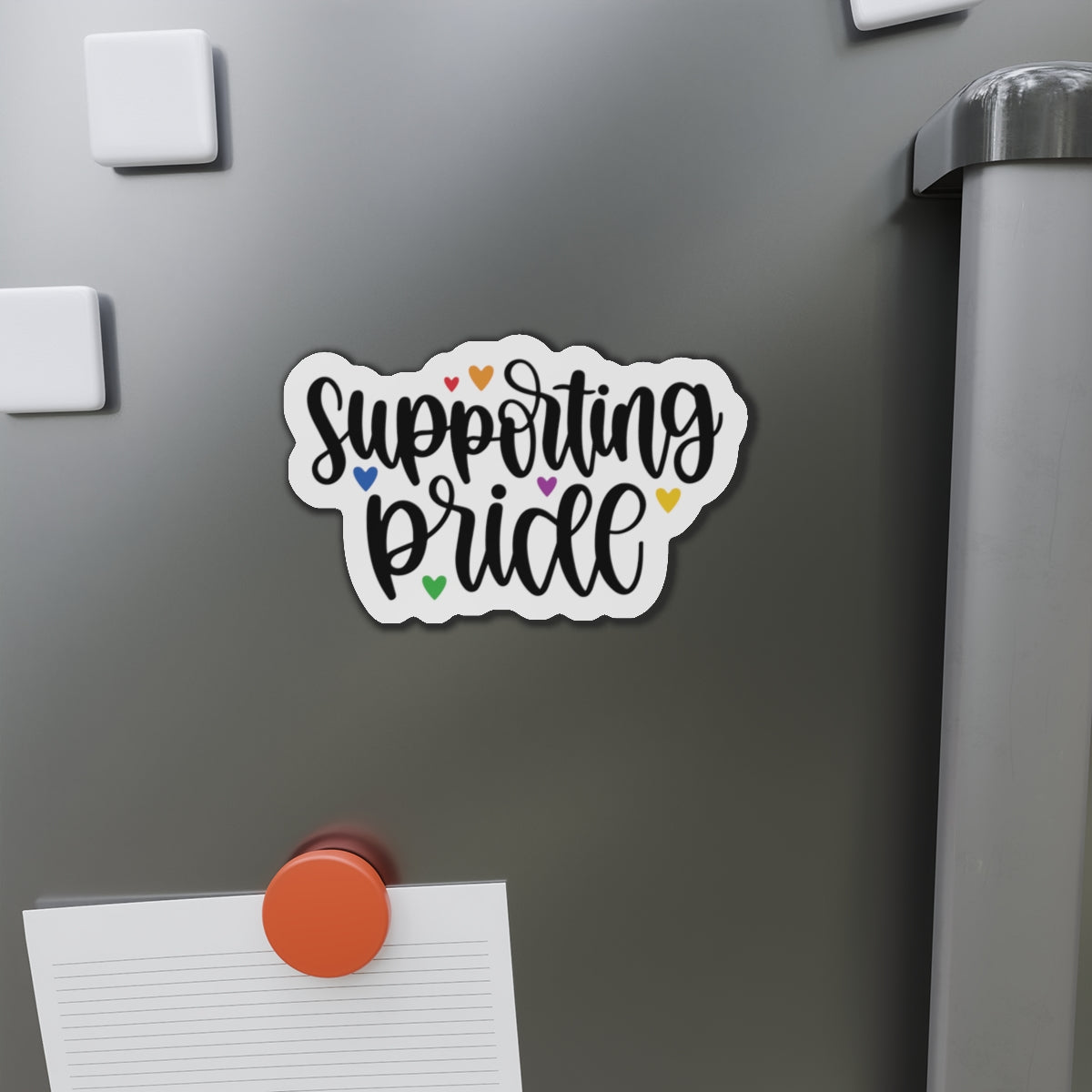 Die-Cut Magnet: Supporting Pride