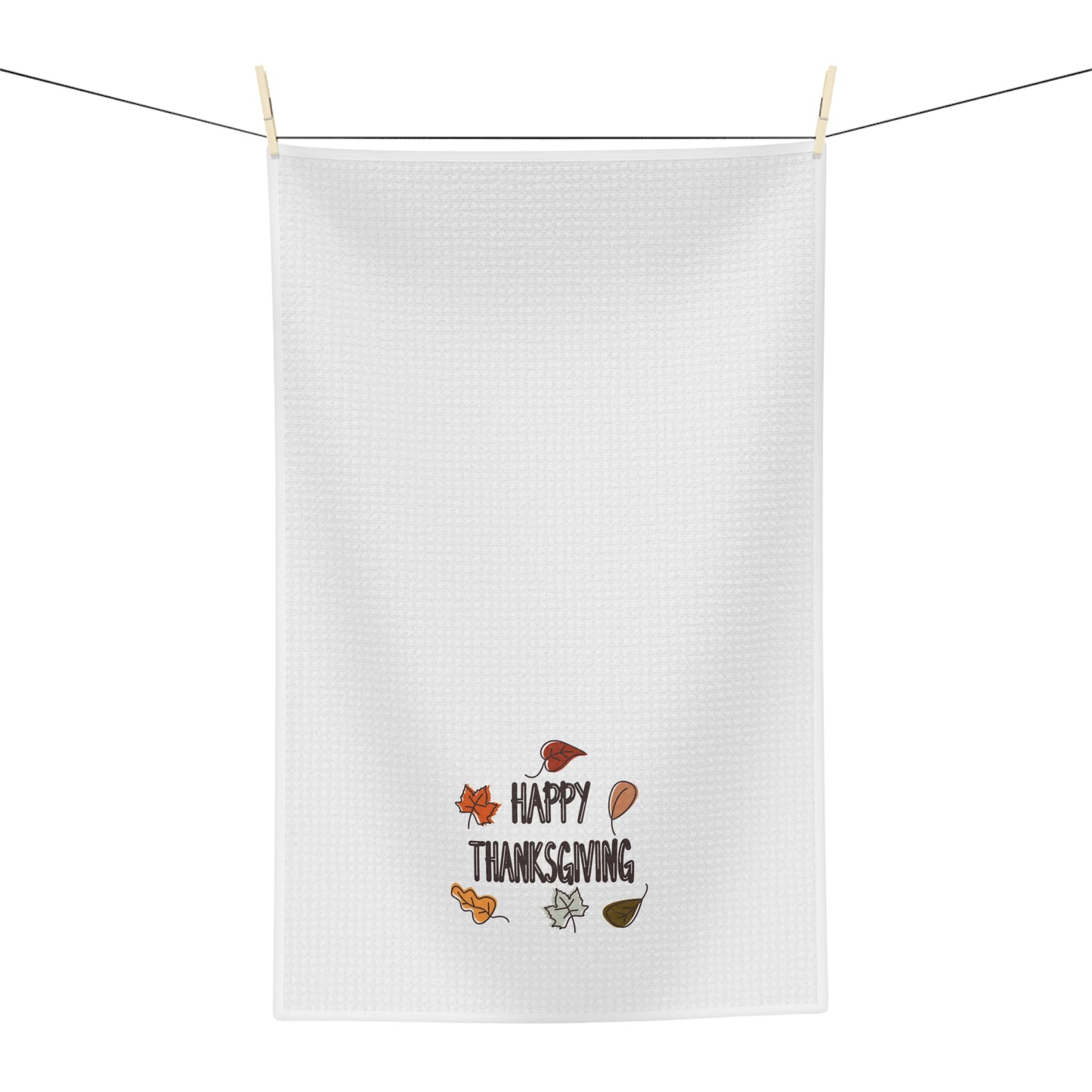Microfiber Tea Towel: Happy Thanksgiving