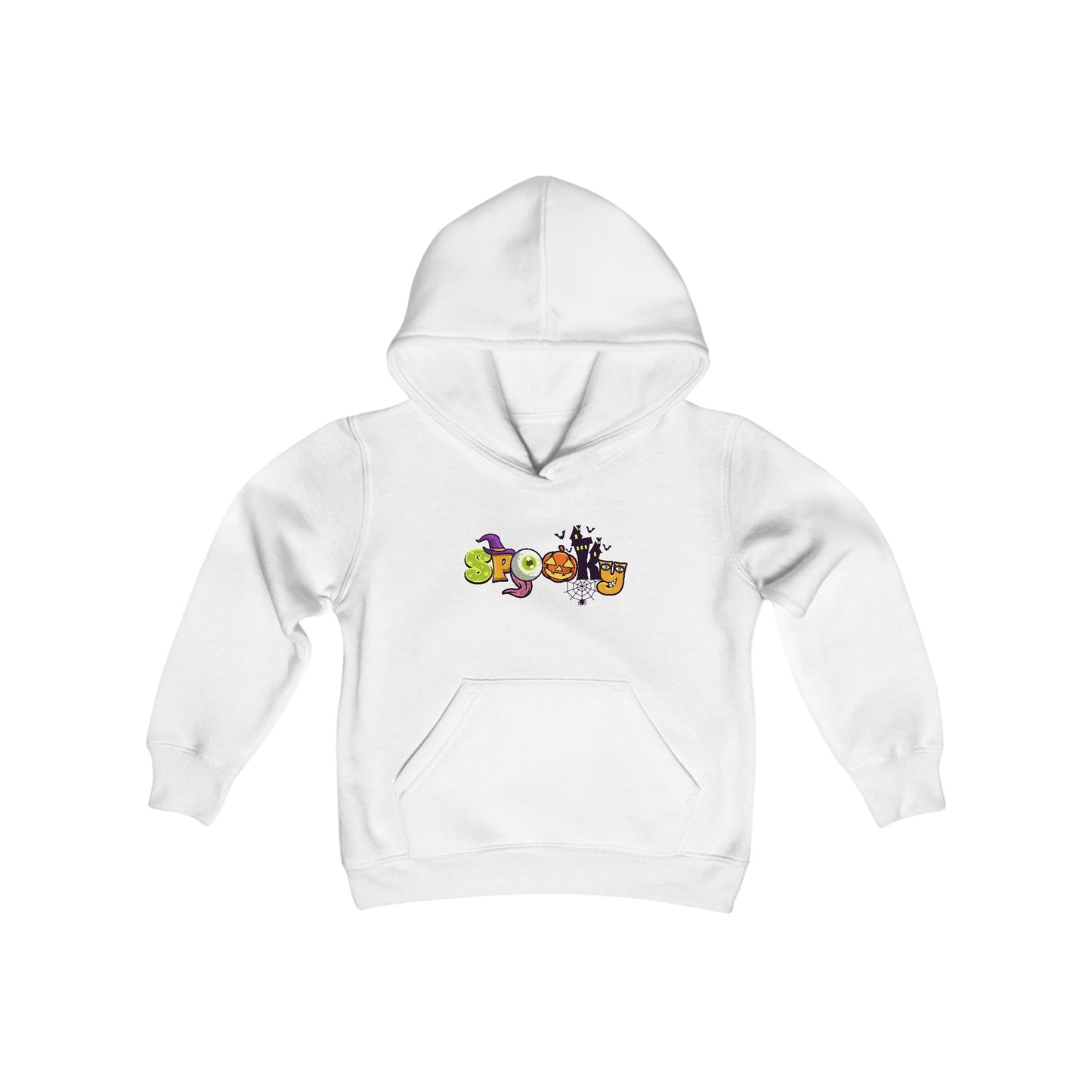 Youth Heavy Blend Hooded Sweatshirt: Spooky