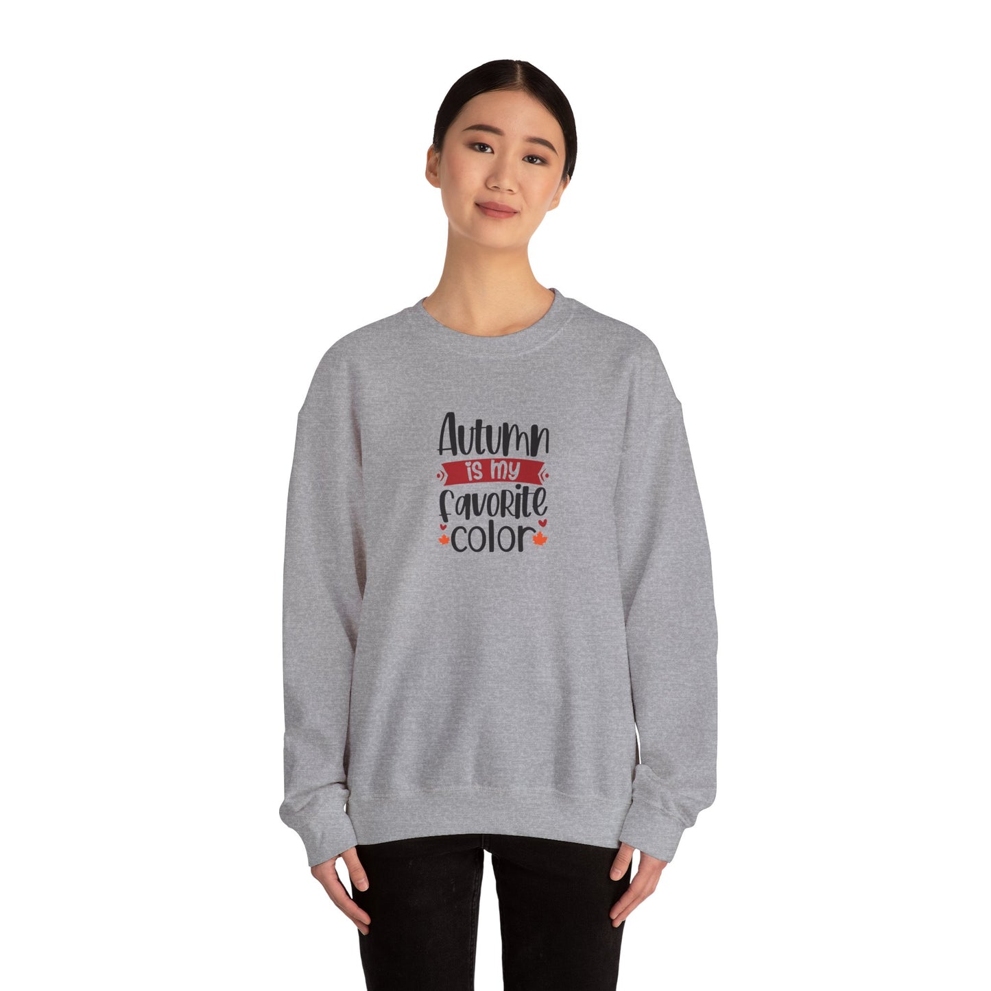 Unisex Heavy Blend™ Crewneck Sweatshirt: Autumn is my favorite color