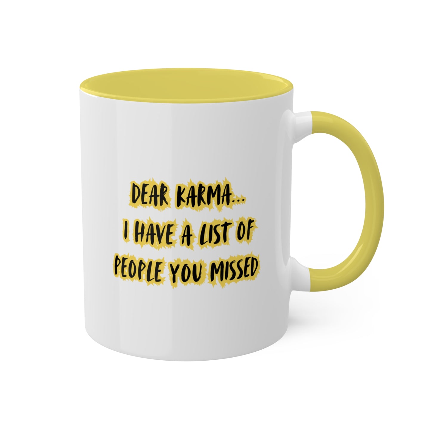 Colorful Mug, 11oz: Karma
