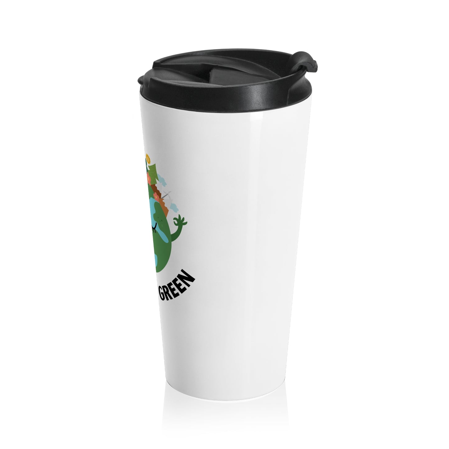 Stainless Steel Travel Mug: Keeping it Green!