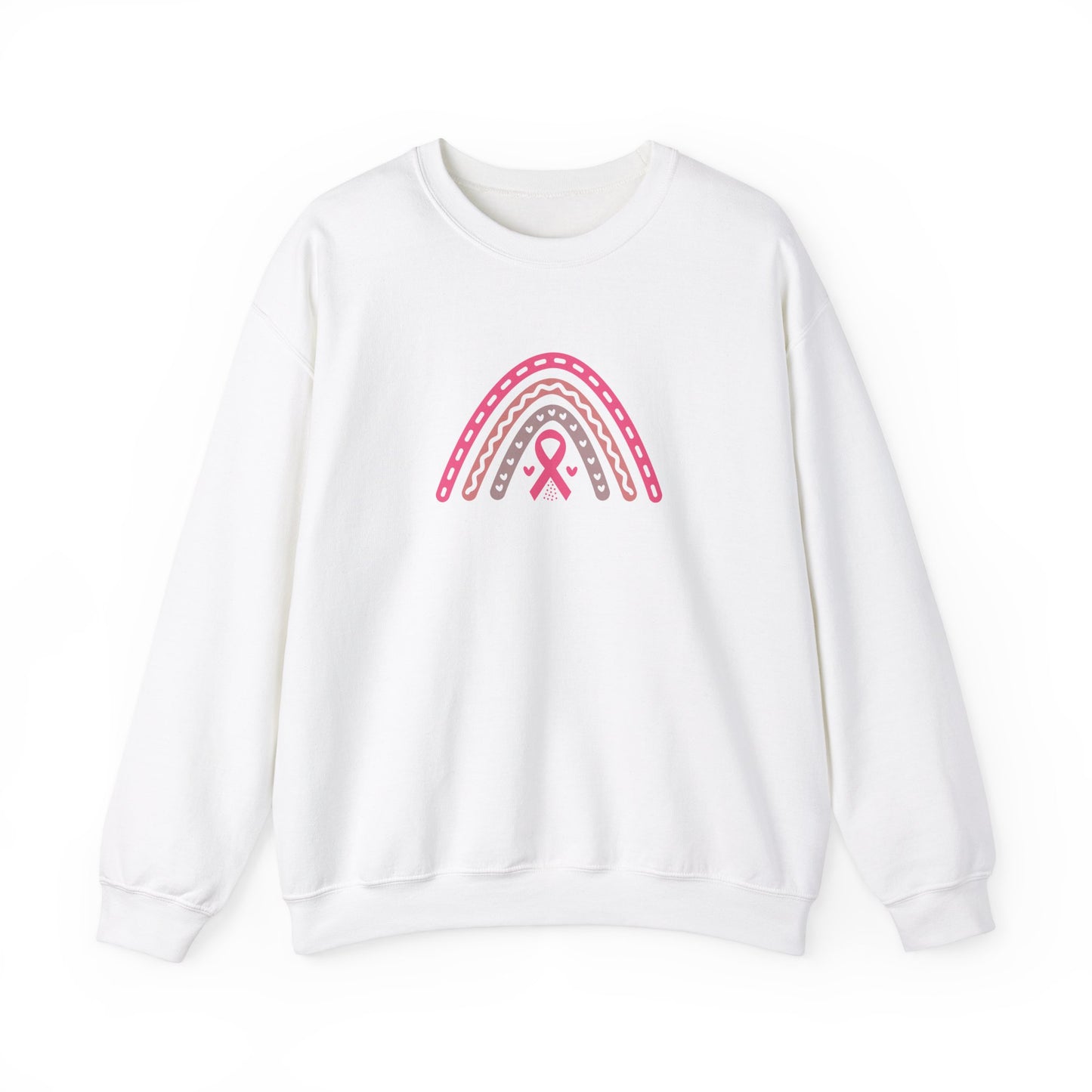 Unisex Heavy Blend™ Crewneck Sweatshirt: Southwest rainbow breast cancer
