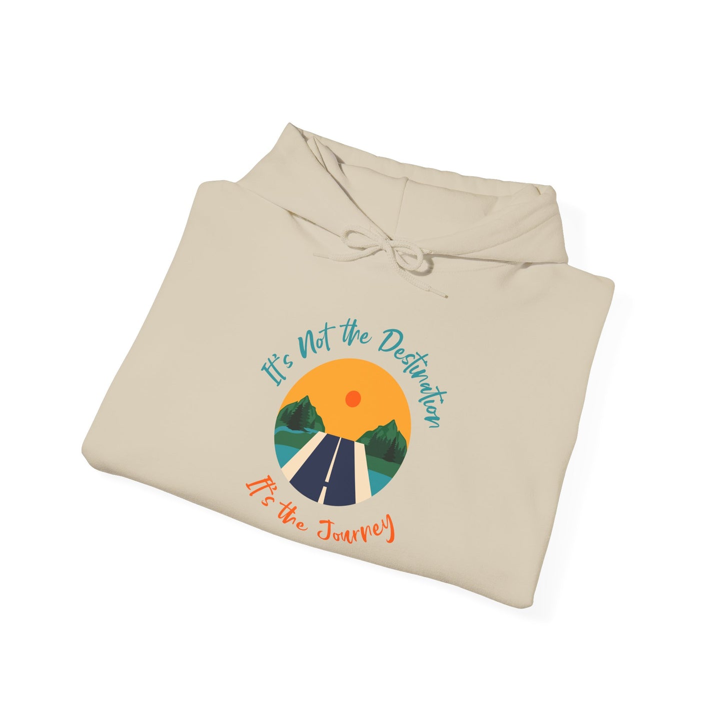 Unisex Heavy Blend™ Crewneck Sweatshirt: Travel Journey Hoodie