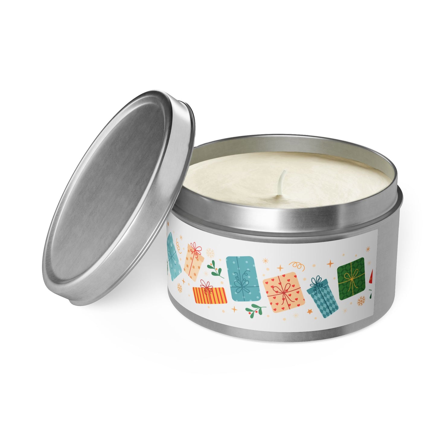 Tin Candles: Christmas packages