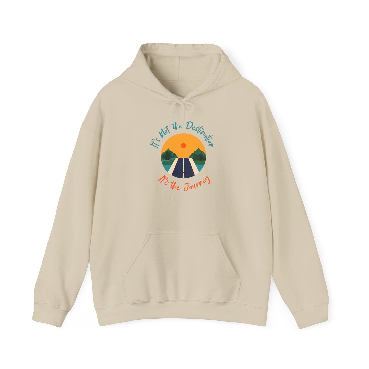 Unisex Heavy Blend™ Crewneck Sweatshirt: Travel Journey Hoodie