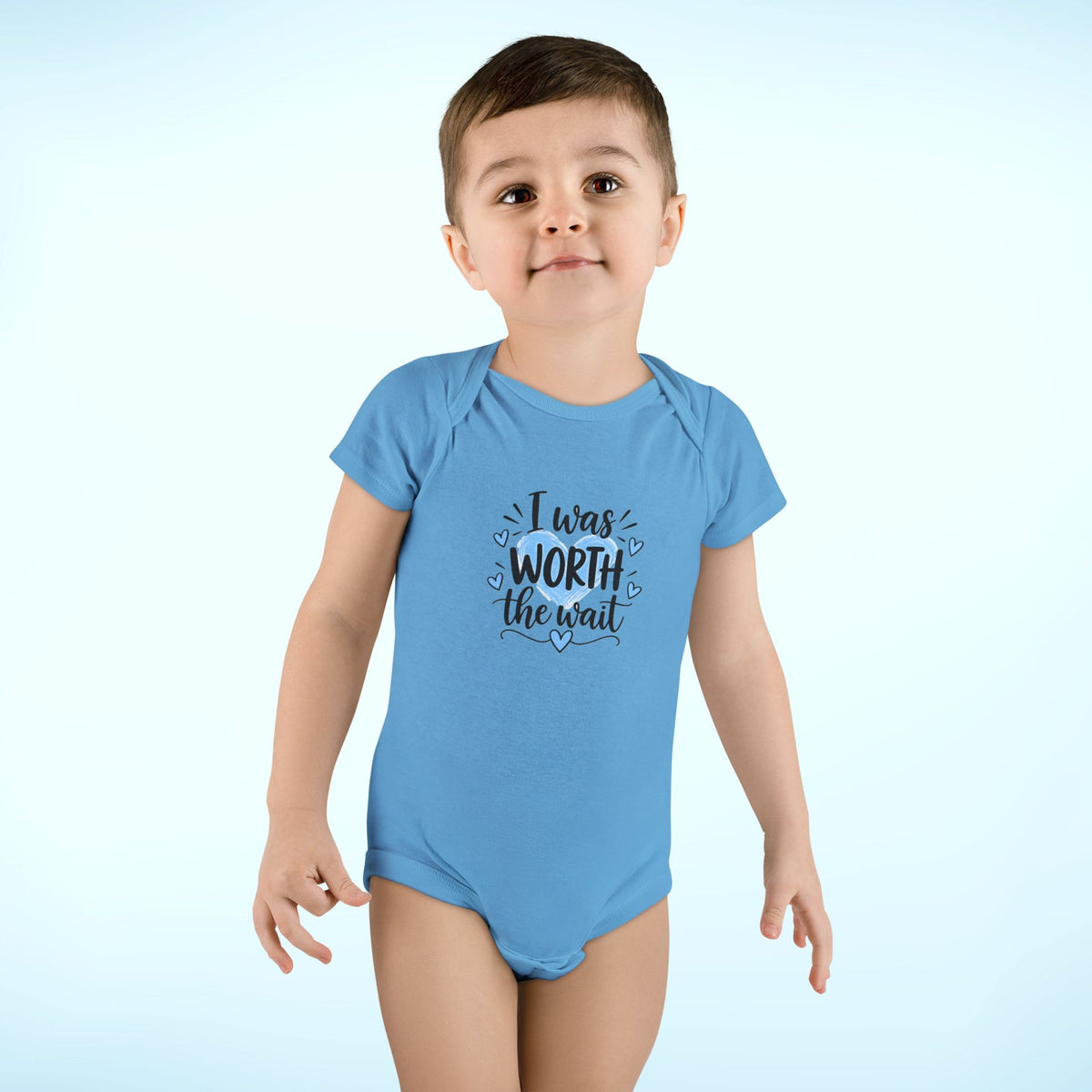 Infant / Toddler Onesie® - I was worth the wait (boy)
