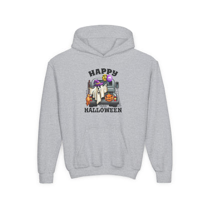 Youth Sweatshirt (Hoodie) - Halloween - Trunk or Treat, Happy Halloween