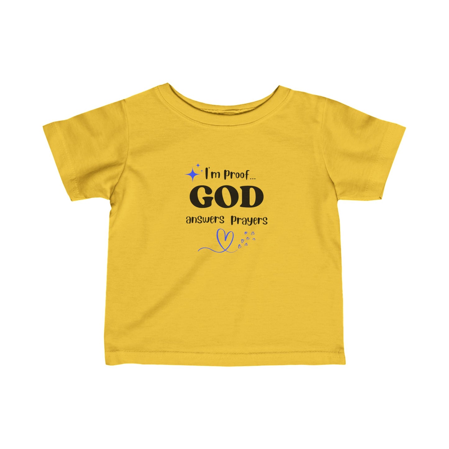 Infant T-shirt: I'm proof...blue star
