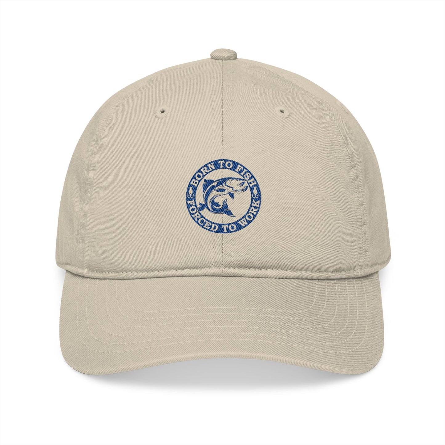 Baseball Cap - Embroidered - Born to Fish