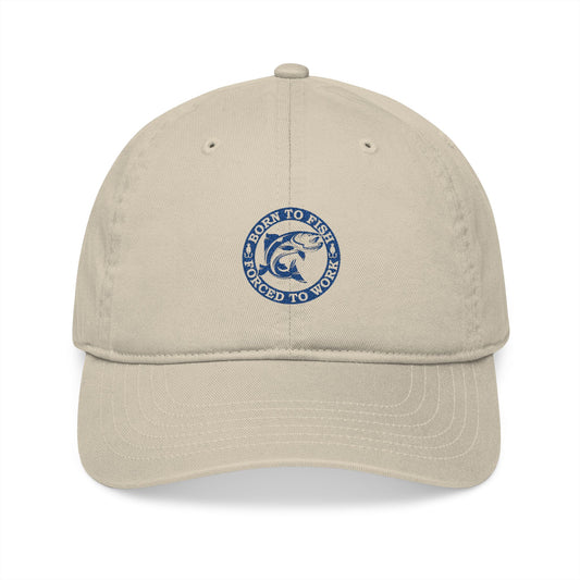 Baseball Cap - Embroidered - Born to Fish