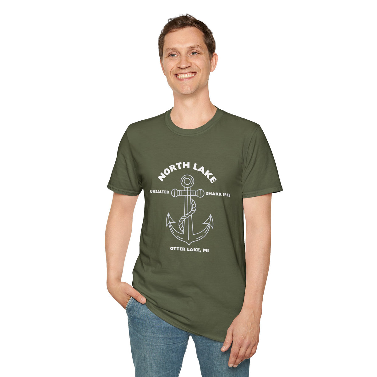 North Lake T-Shirt - Anchor Graphic