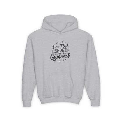 Girls Gymnastics Sweatshirt (Hoodie) - Gymnastics - I'm Not Short, I'm a Gymnast