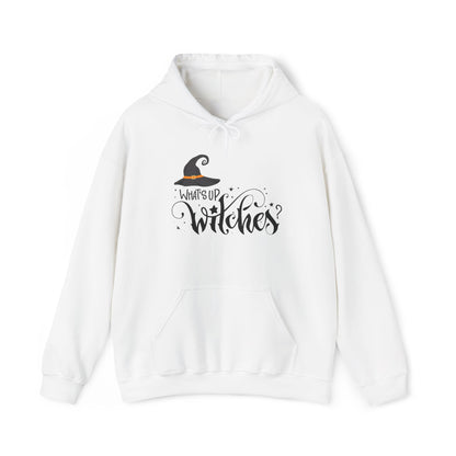 Unisex Heavy Weight Sweatshirt (Hoodie) - Halloween - What's Up Witches?