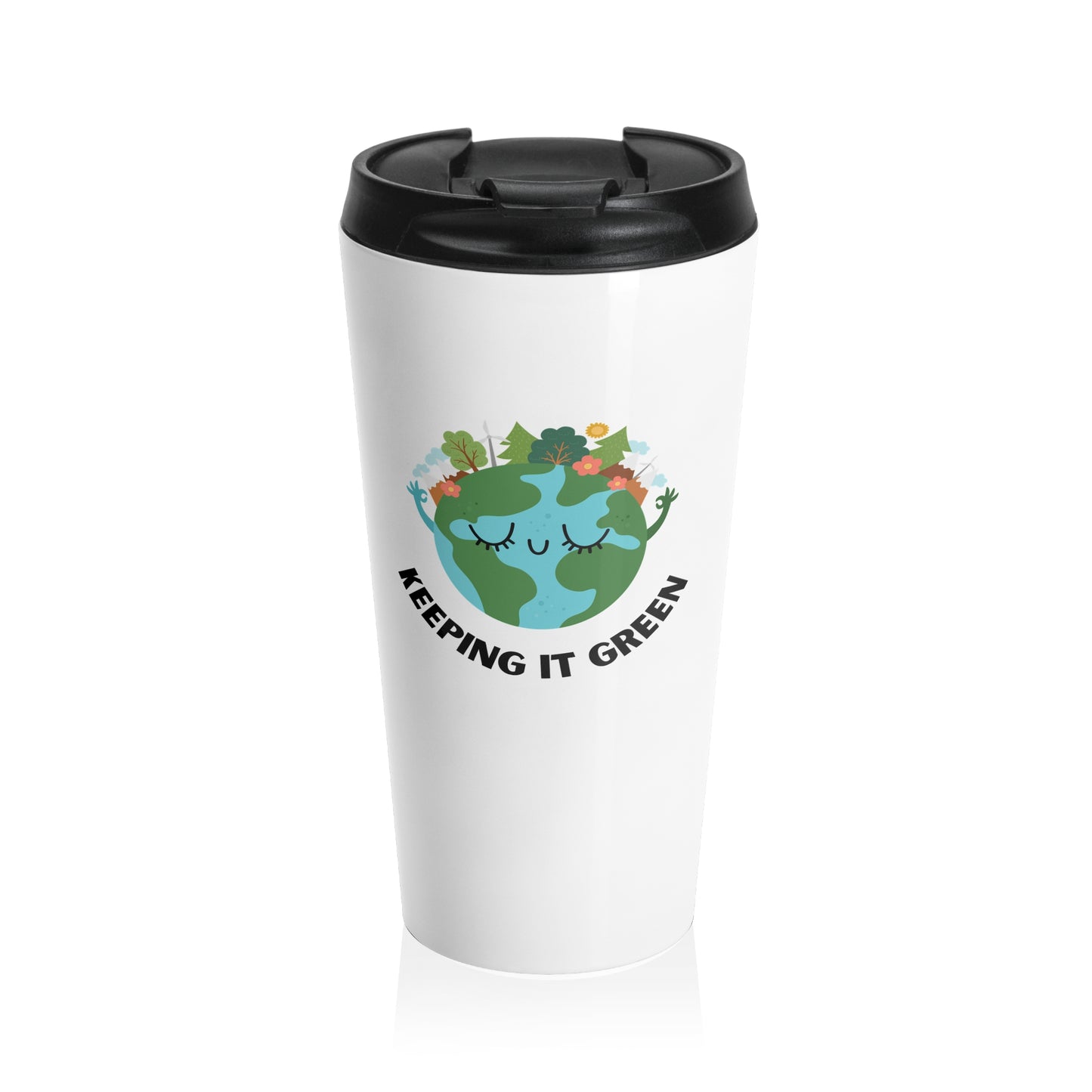 Stainless Steel Travel Mug: Keeping it Green!