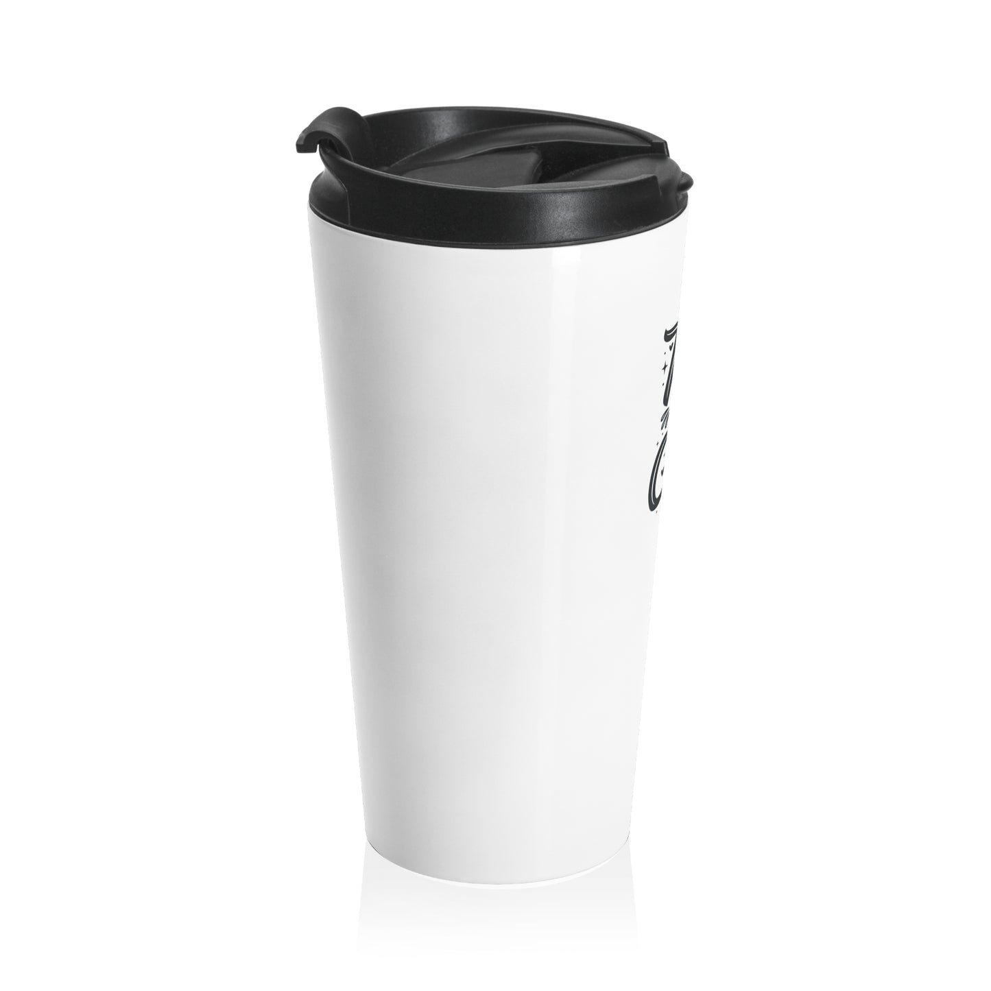 Stainless Steel Travel Mug: Tea hug in cup
