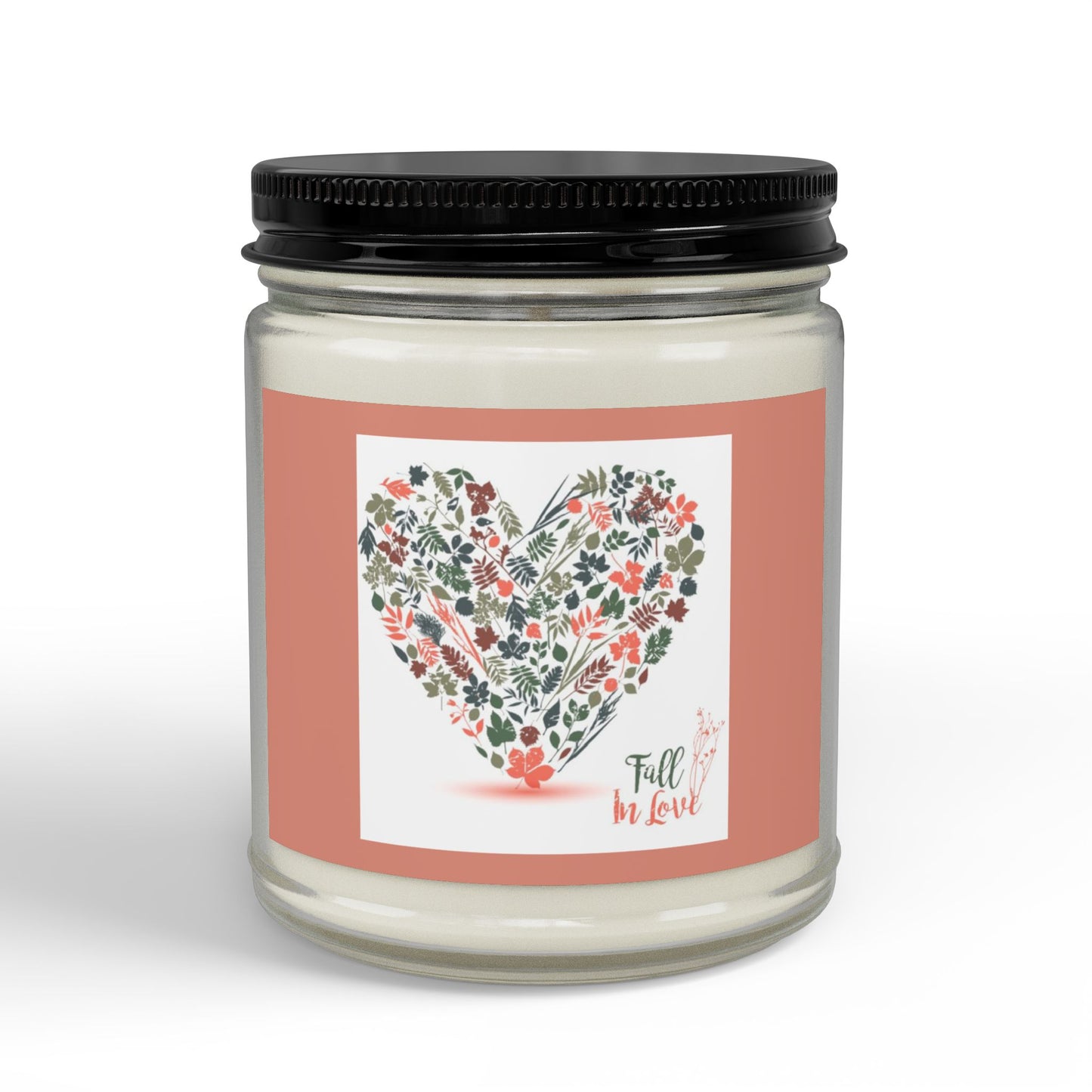 Scented Soy Candle - Fall in Love (Heart), 4oz & 9oz