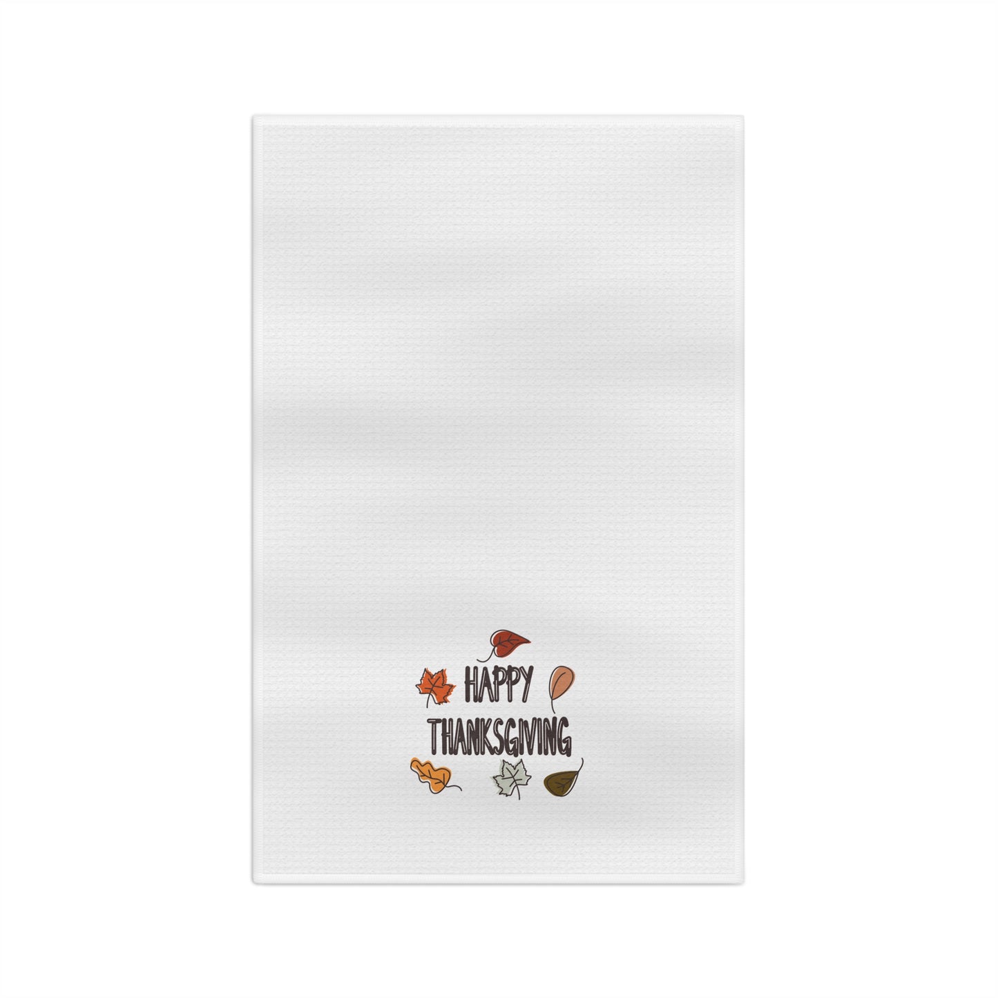 Microfiber Tea Towel: Happy Thanksgiving