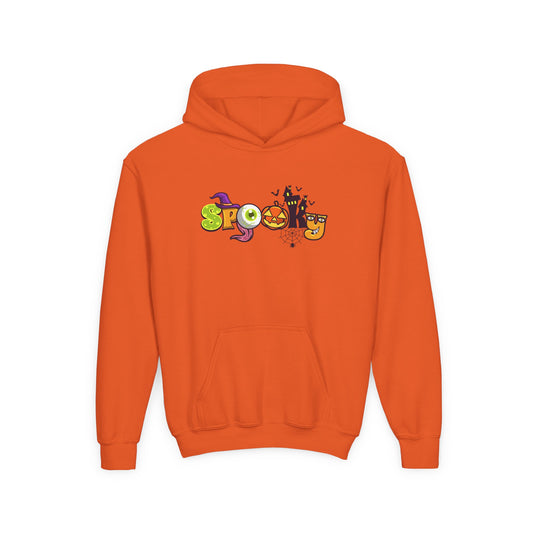 Youth Heavy Blend Hooded Sweatshirt: Spooky