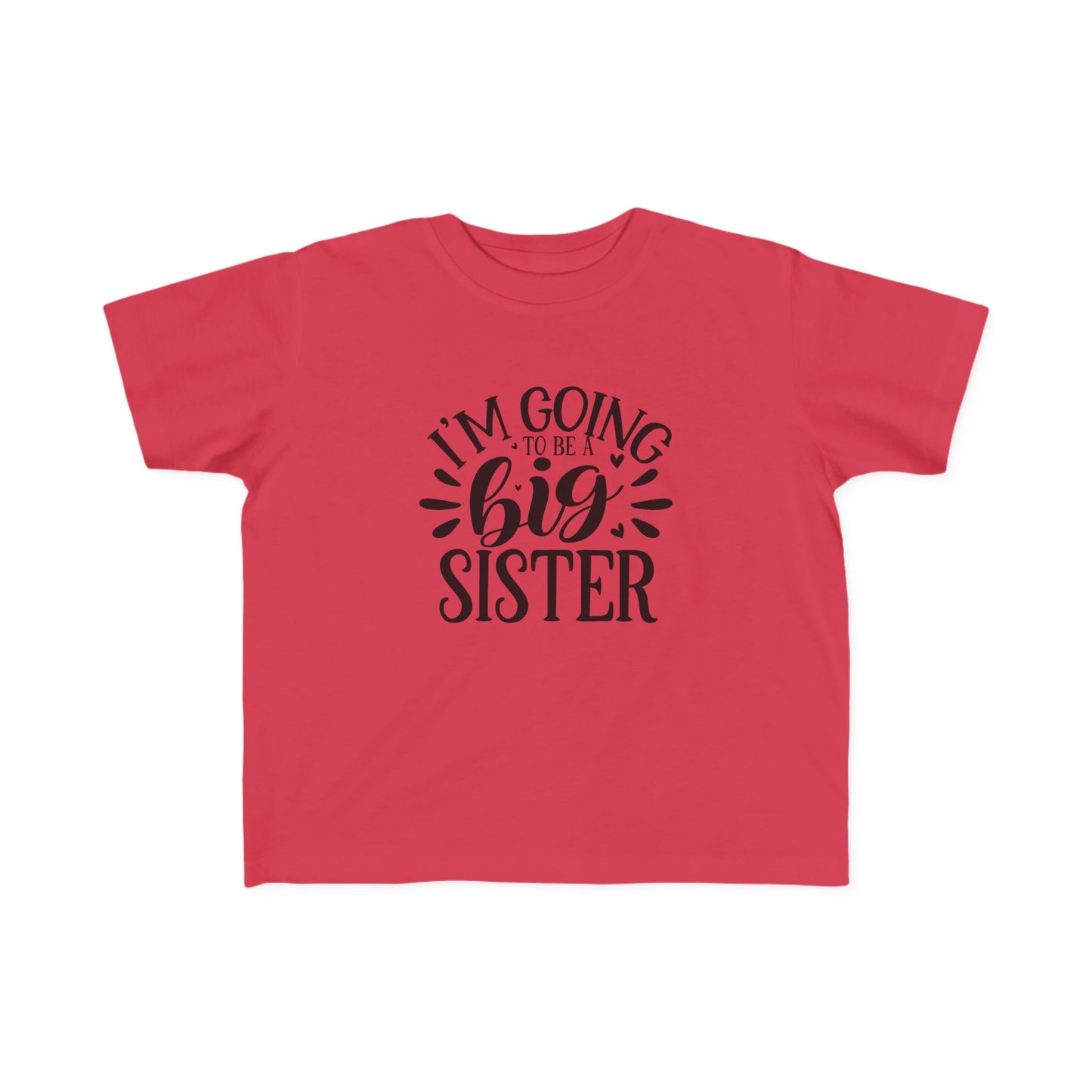 Toddler's Fine Jersey T-shirt: Big sister tshirt
