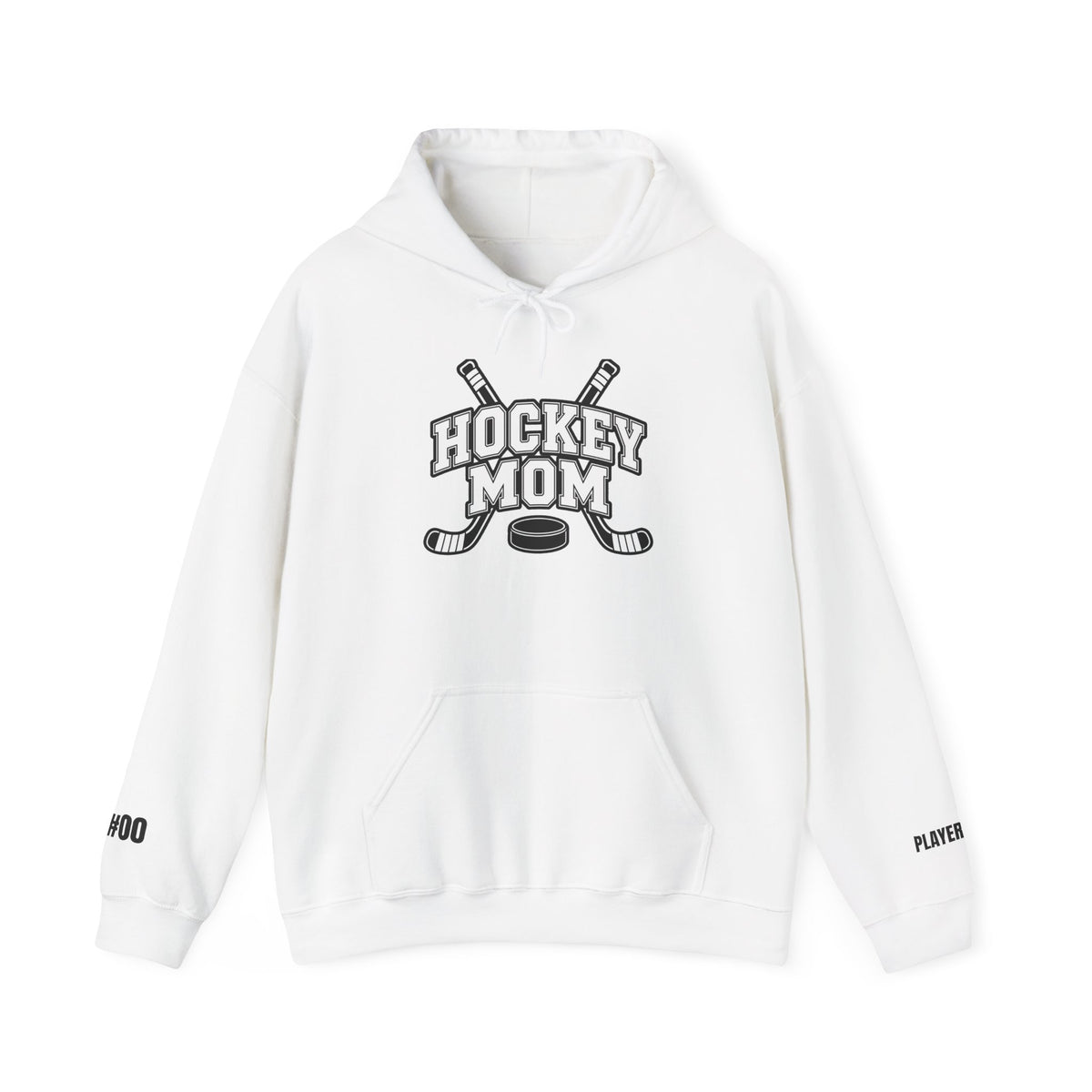 Hockey Mom Hoodie — Personalized Player Name & Number | Travel Hockey Gift