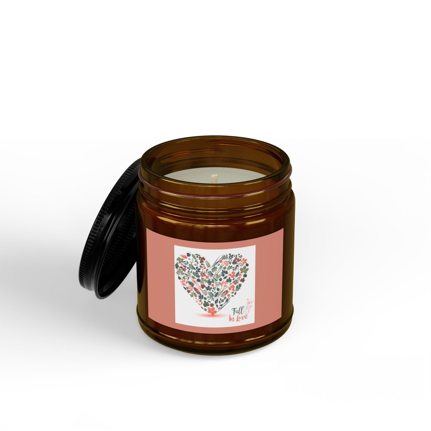Scented Soy Candle - Fall in Love (Heart), 4oz & 9oz