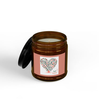 Scented Soy Candle - Fall in Love (Heart), 4oz & 9oz
