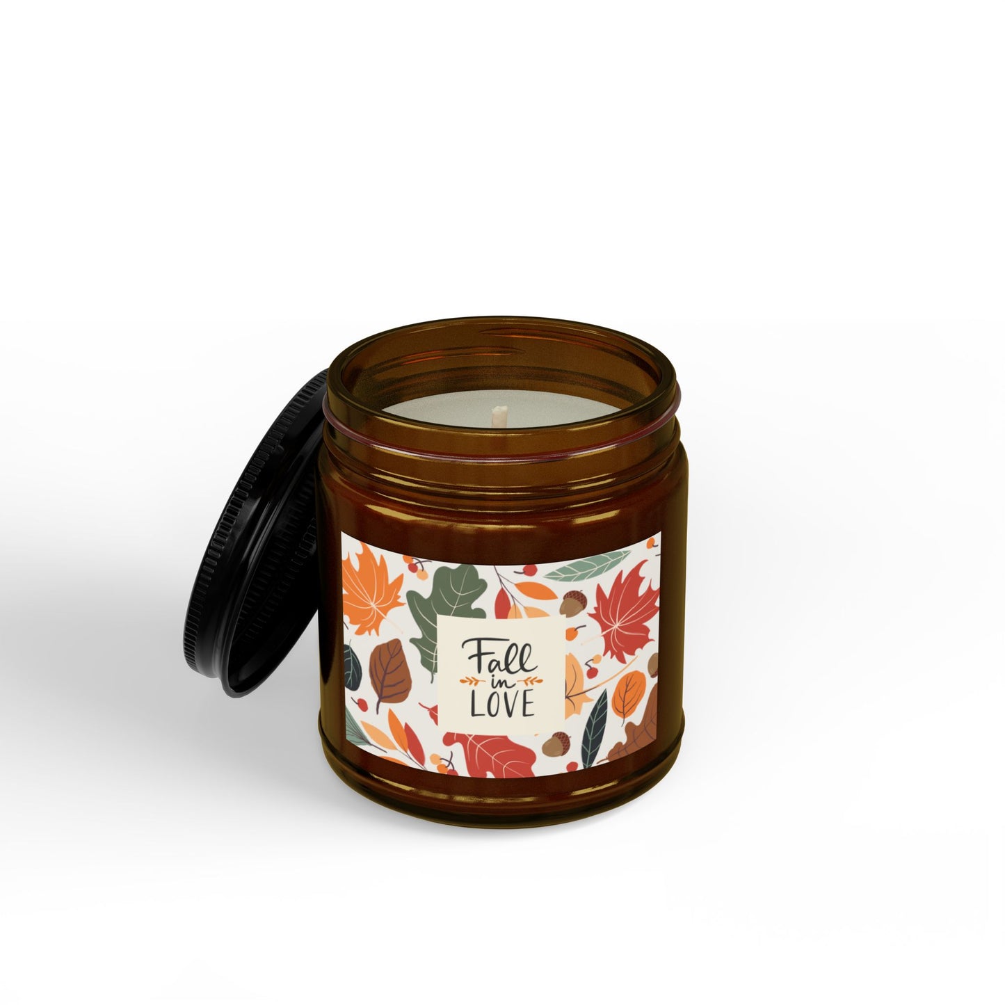Scented Soy Candle - Fall in Love (Leaves), 4oz & 9oz