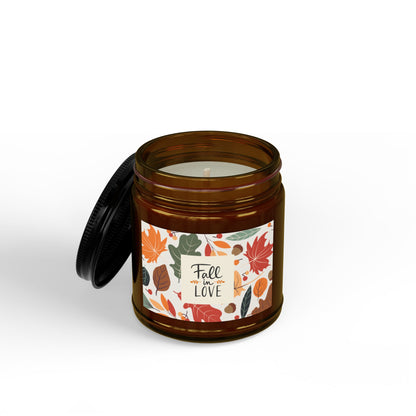 Scented Soy Candle - Fall in Love (Leaves), 4oz & 9oz