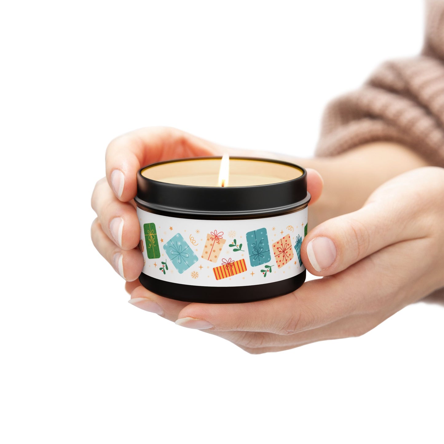 Tin Candles: Christmas packages
