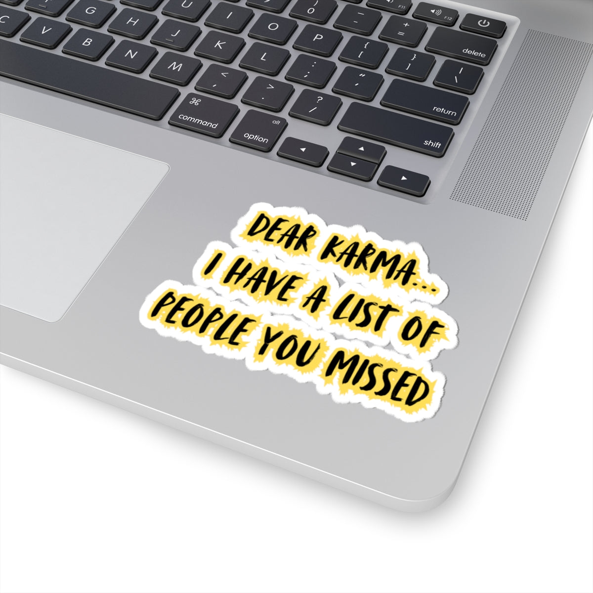 Kiss-Cut Stickers: Karma
