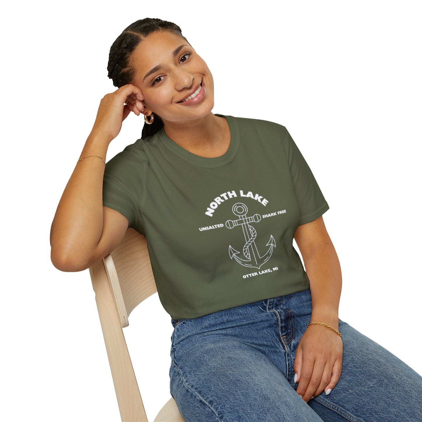 North Lake T-Shirt - Anchor Graphic