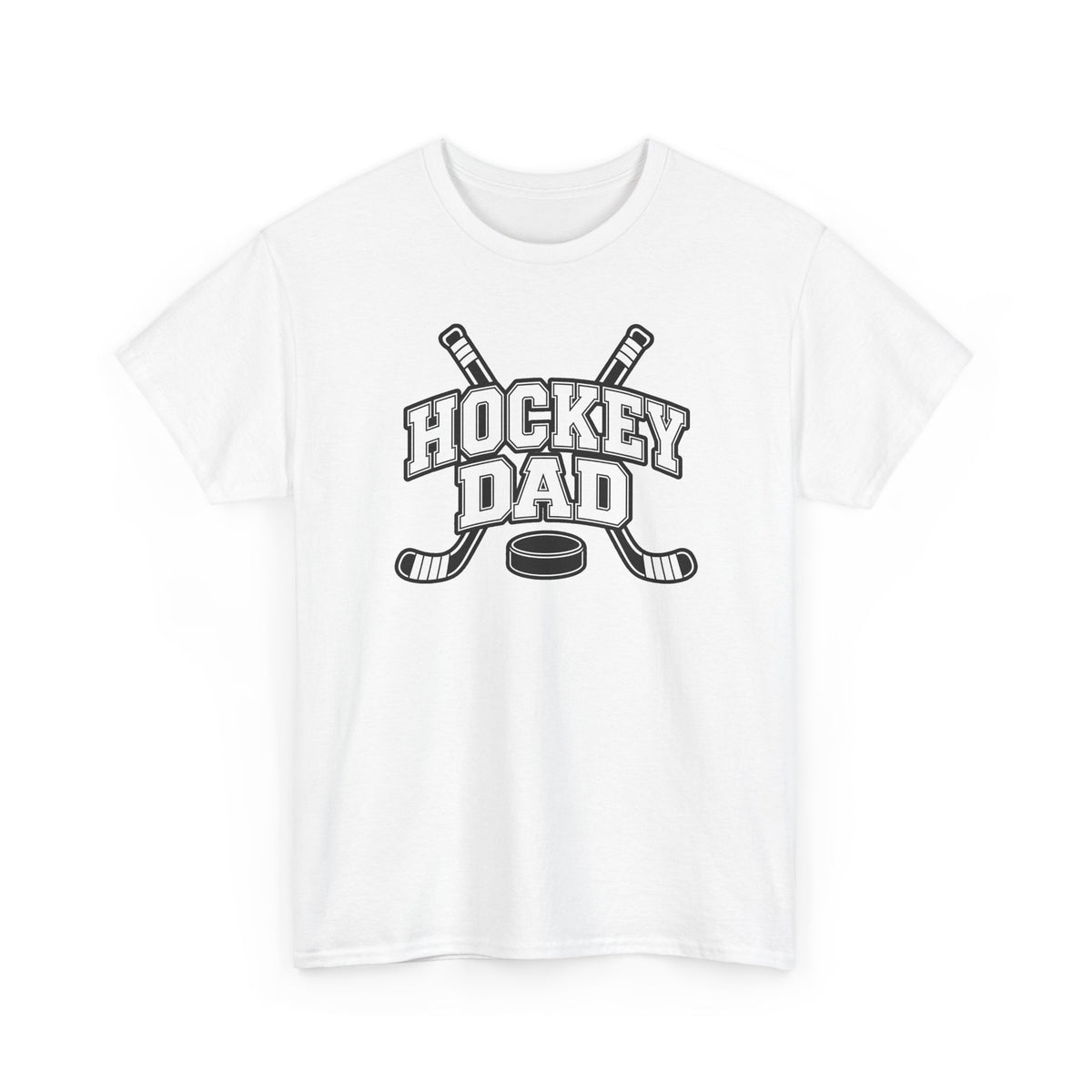 Hockey Dad T-Shirt — Personalized Player Name & Number | Travel Hockey Gift