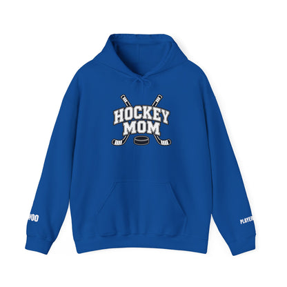 Hockey Mom Hoodie — Personalized Player Name & Number | Travel Hockey Gift