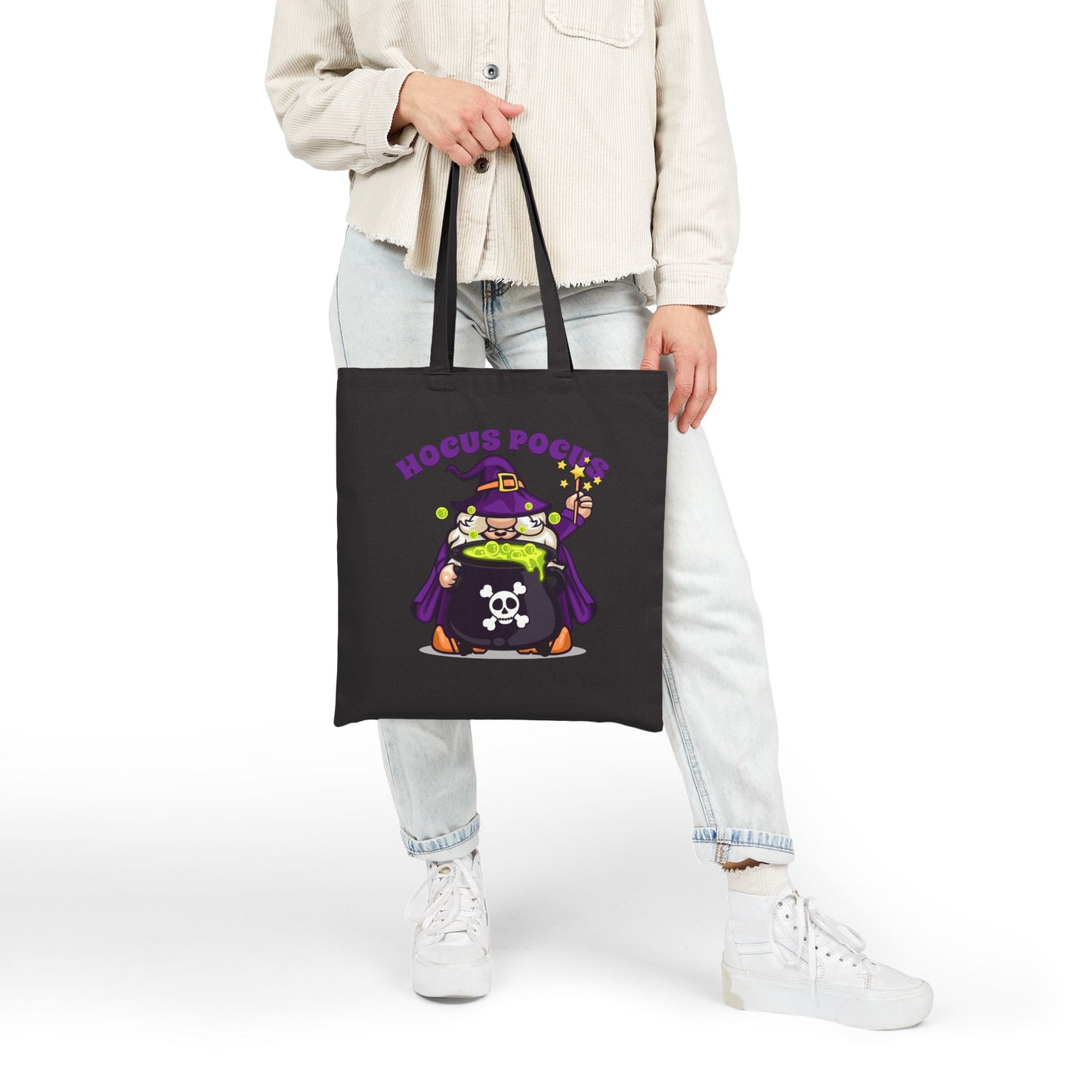 Halloween Canvas Tote Bag: Hocus Pocus