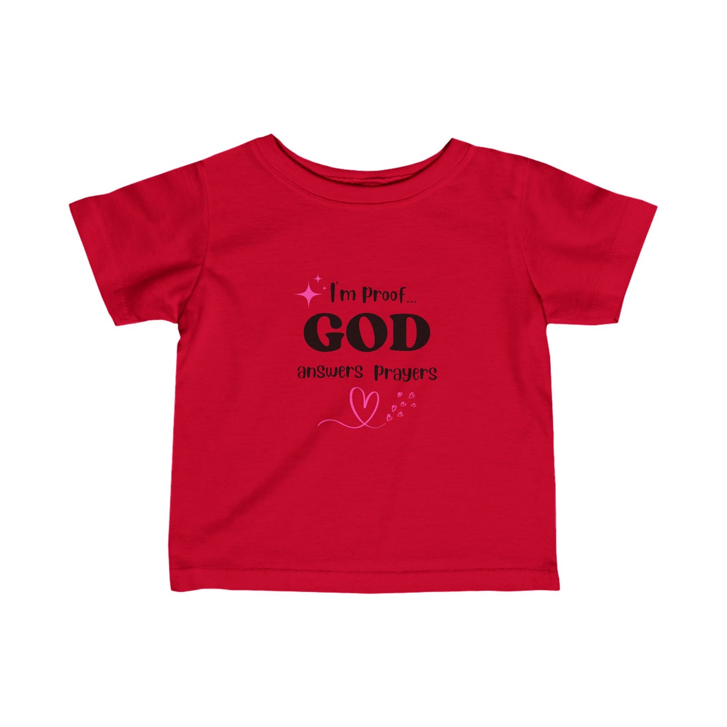 Infant T-shirt: I'm proof...pink star
