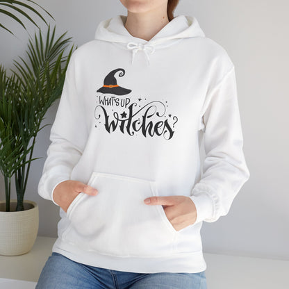 Unisex Heavy Weight Sweatshirt (Hoodie) - Halloween - What's Up Witches?