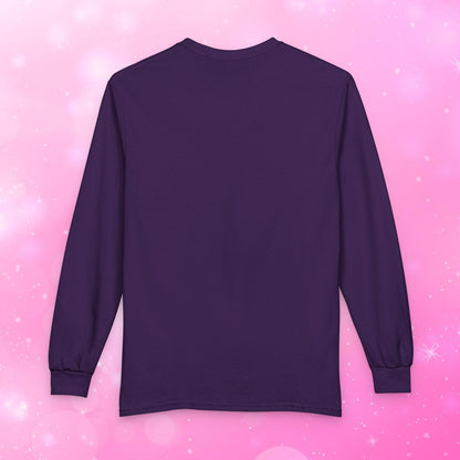 Unisex Long Sleeve Tee - Breast Cancer Awareness Rainbow