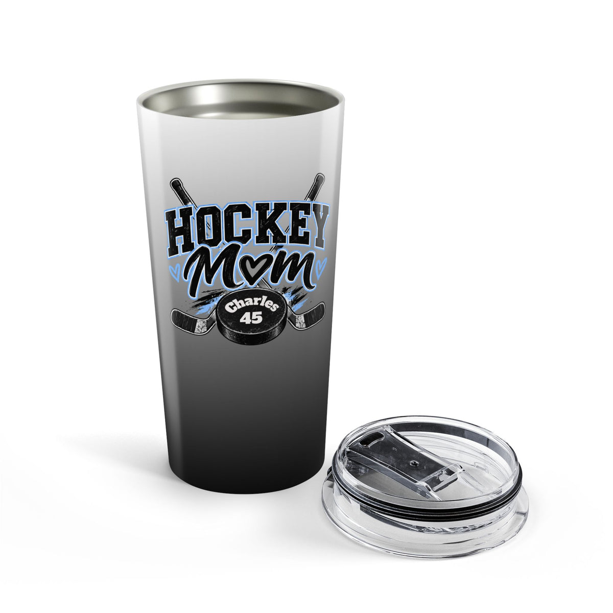 20oz Insulated Tumbler - Hockey Mom - Personalized