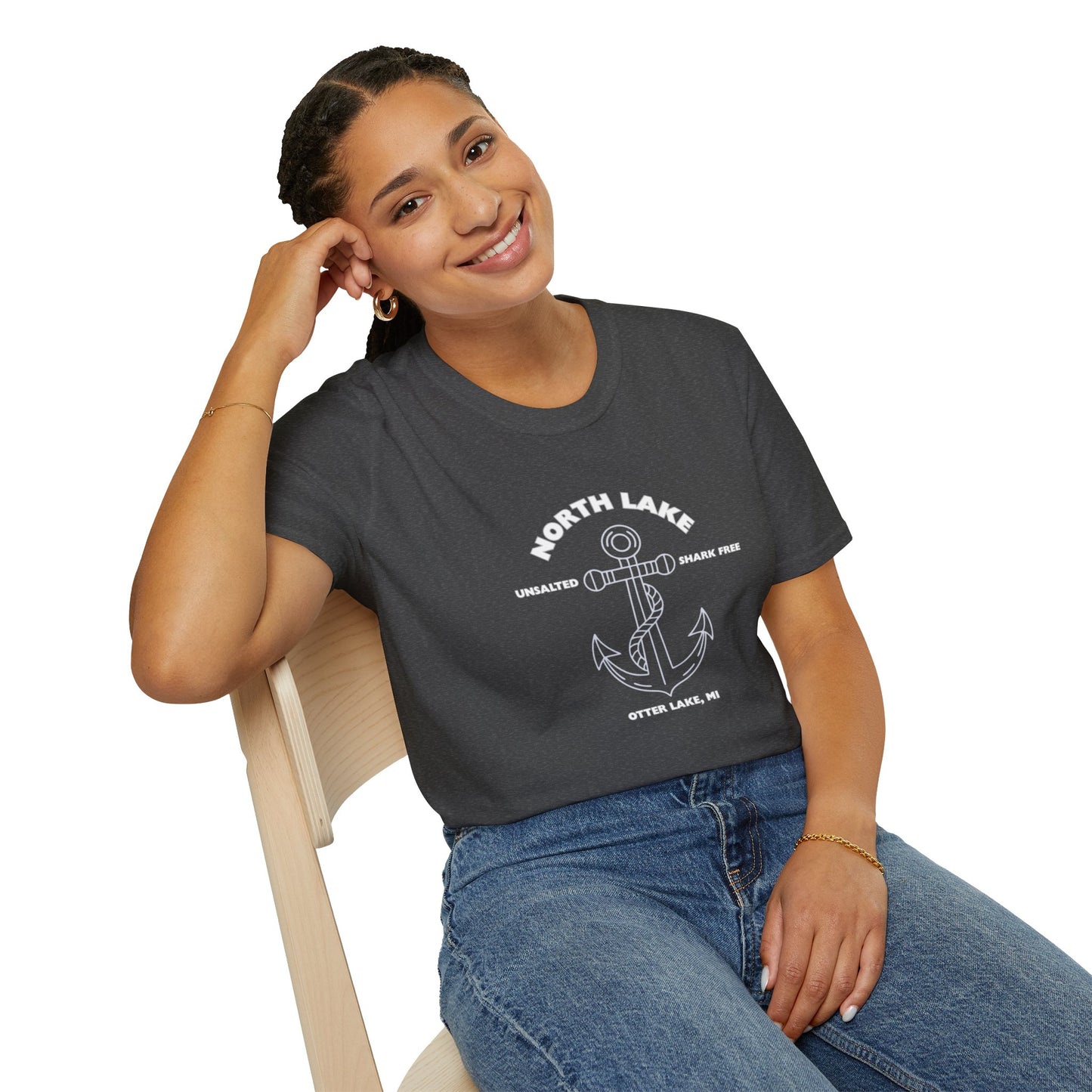North Lake T-Shirt - Anchor Graphic