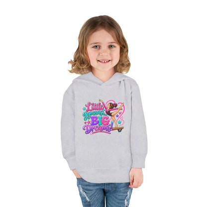 Girls Gymnastics Sweatshirt (Hoodie), Toddler — Little Gymnast, Big Dreams