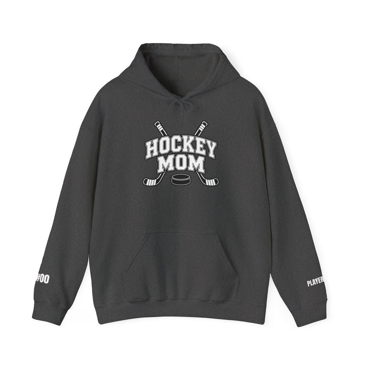 Hockey Mom Hoodie — Personalized Player Name & Number | Travel Hockey Gift
