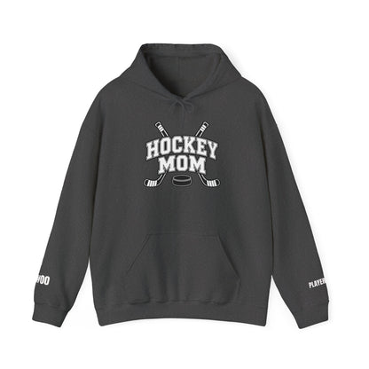 Hockey Mom Hoodie — Personalized Player Name & Number | Travel Hockey Gift