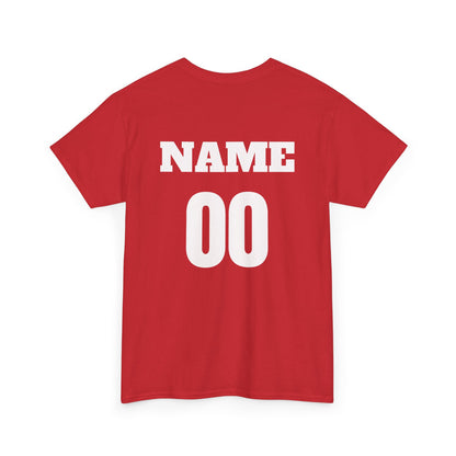 Hockey Dad T-Shirt — Personalized Player Name & Number | Travel Hockey Gift