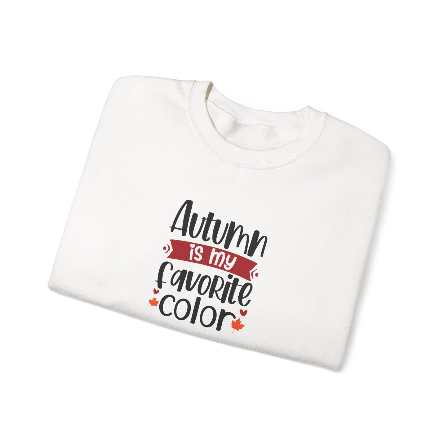 Unisex Heavy Blend™ Crewneck Sweatshirt: Autumn is my favorite color
